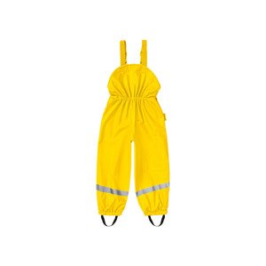 Playshoes Dětské nepromokavé kalhoty s fleecovou p (child#Žádný údaj#unisex, 98/104, žlutá)