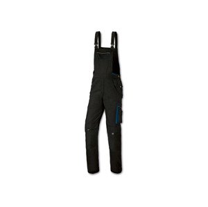 PARKSIDE PERFORMANCE® Pánské pracovní kalhoty s laclem (adult#male#ne, 48, černá)