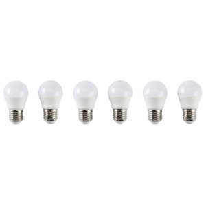 LIVARNO home LED žárovka, 6 kusů (E27 koule, 3 W)