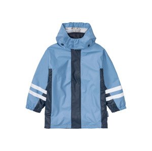 Playshoes Dětská nepromokavá bunda s fleecovou pod (child#unisex#ne, 86/92, námořnická modrá / světle modrá)