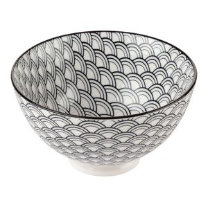 Ernesto® Sada misek, 2dílná / Sada misek na dipy, 6dílná / Sada porcelánových lžiček, 6dílná (sada misek/bílá/černá)