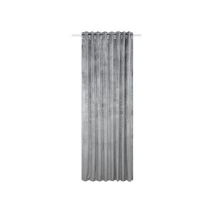 LOOKS by Wolfgang Joop Sametový závěs, 135 x 245 cm, 2 kusy (tmavě šedá)