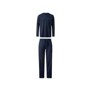 LIVERGY Pánské pyžamo (M (48/50), navy modrá / navy modrá)