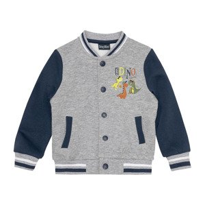 lupilu® Chlapecká college bunda (110/116, šedá / navy modrá)