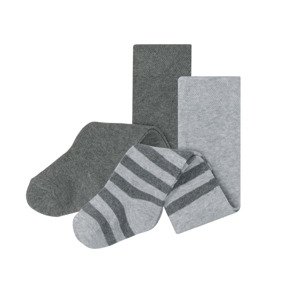 lupilu Chlapecké punčochové kalhoty s BIO bavln (50/56, pruhy/šedá)