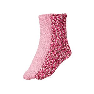 esmara Dámské ponožky, 2 páry (35/38, růžová/barevná)