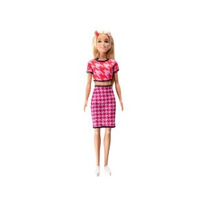 Barbie Panenka Barbie Fashionistas (vzor/červená/bílá, Barbie)