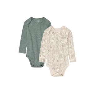 lupilu® Chlapecké body Bio, 2 kusy (klasické body 86/92, bílá/zelená)
