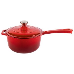 Ernesto® Litinový hrnec s rukojetí, Ø 20 cm (červená)