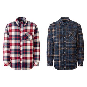 LIVERGY® Pánský flanelový overshirt (adult#male#ne)