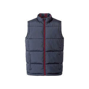 LIVERGY Pánská prošívaná vesta (XXL (60/62), navy modrá)