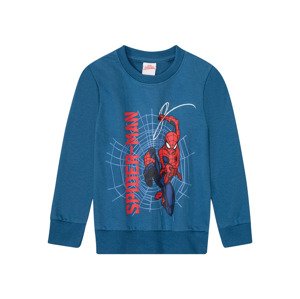 Chlapecká mikina (98/104, Spiderman/modrá)
