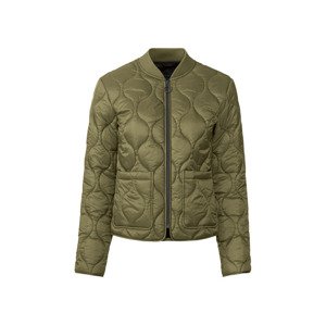 esmara® Dámská prošívaná bunda (adult#female#ne, L (44/46), khaki)