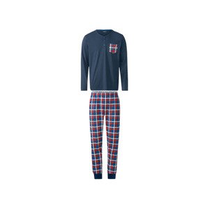LIVERGY® Pánské pyžamo (adult#male, L (52/54), navy modrá / navy modrá)