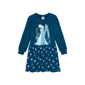 Dívčí mikinové šaty (98/104, navy modrá)