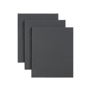crelando® Malířské plátno, černé (25 x 30 cm, 3dílná sada)