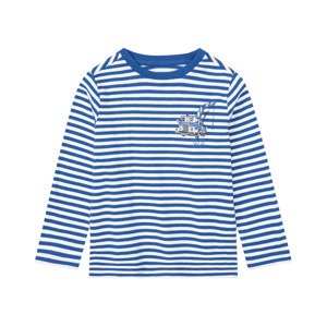 QS by s.Oliver Dětské triko s dlouhými rukávy (104/110, modrá/bílá)