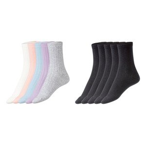 esmara Dámské ponožky s BIO bavlnou, 5 párů