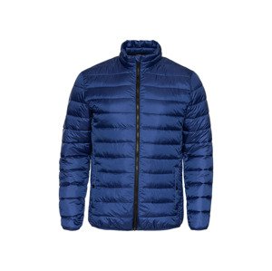 LIVERGY® Pánská prošívaná bunda XXL (adult#male#ne, 4XL, navy modrá / šedá)