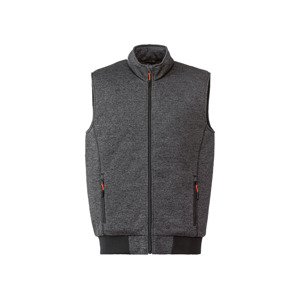 LIVERGY® Pánská fleecová vesta (adult#male#ne, M (48/50), šedá)
