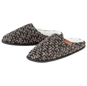 LIVERGY® Pánská domácí obuv (adult, 44/45, černá/šedá)