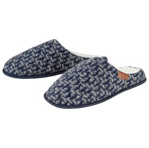 LIVERGY® Pánská domácí obuv (adult, 40/41, navy modrá / šedá)