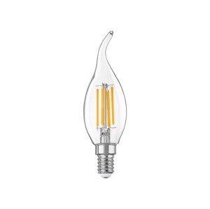 LIVARNO home Filamentová LED žárovka (svíčka plamen E14)