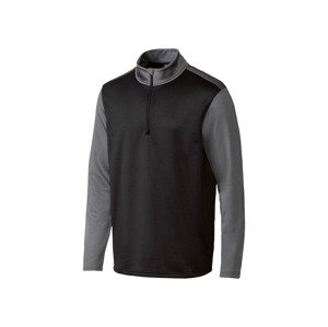 PARKSIDE® Pánská termo mikina (adult#male, XL (56/58), černá/šedá)