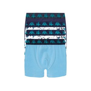 lupilu® Chlapecké boxerky, 5 kusů (child#male#ne#undershorts, 122/128, navy modrá / bílá / modrá)