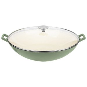 GSW Litinová pánev Wok, Ø 36 cm  (zelená)