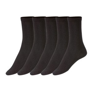 esmara® Dámské ponožky, 5 párů (adult#female, 35/38, černá)