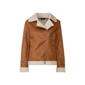 esmara® Dámská bunda "Biker" (40, koňaková/béžová)