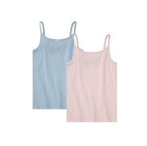 pepperts Dívčí košilka, 2 kusy (146/152, modrá/růžová)