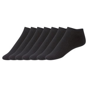 esmara® Dámské nízké termo ponožky s BIO bavlnou (adult#female, 35/38, černá)