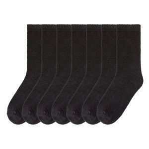 pepperts!® Dívčí ponožky, 7 párů (35-38, černá)