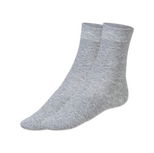 Dámské / Pánské ponožky, 2 páry (39/42, šedá)
