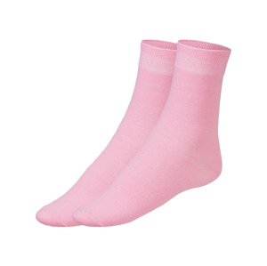 Dámské / Pánské ponožky, 2 páry (39/42, světle růžová)