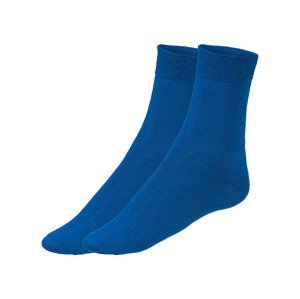 Dámské / Pánské ponožky, 2 páry (43/46, modrá)