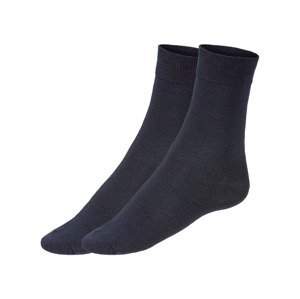 Dámské / Pánské ponožky, 2 páry (39/42, navy modrá)