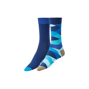 Fun Socks Dámské / Pánské ponožky, 2 páry (adult#unisex, 36/40, 5514 campanula)