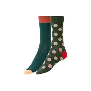 Fun Socks Dámské / Pánské ponožky, 2 páry (41–46, 3510 chili pepper)