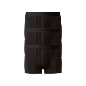 LIVERGY® Pánské boxerky, 3 kusy (4/S, černá)