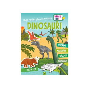 Dětská kniha se samolepkami (dinosaur)