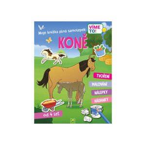 Dětská kniha se samolepkami (koně)