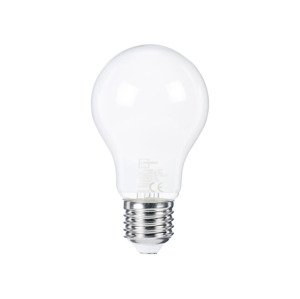 LIVARNO home Filamentová LED žárovka (mléčně zbarvená hruška E27 / 8W)