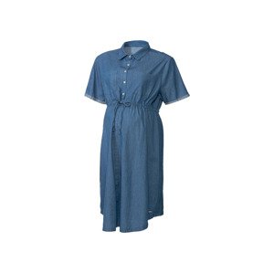 bellybutton Dámské těhotenské šaty (XL, denim)