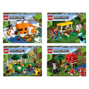 Lego Minecraft 21165 Včelí farma / 21171 Koňská stáj /