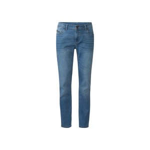 LIVERGY® Pánské džíny "Slim Fit" (48 (32/32), středně modrá / opraná)