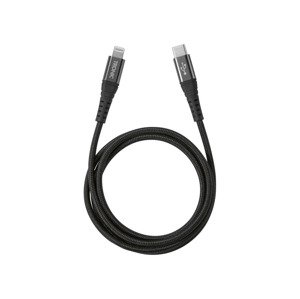 TRONIC Nabíjecí a datový kabel (USB C Lightning®, černá)