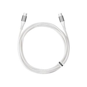 TRONIC Nabíjecí a datový kabel USB-C, 1,8 m, te (USB-C na USB-C, bílá)